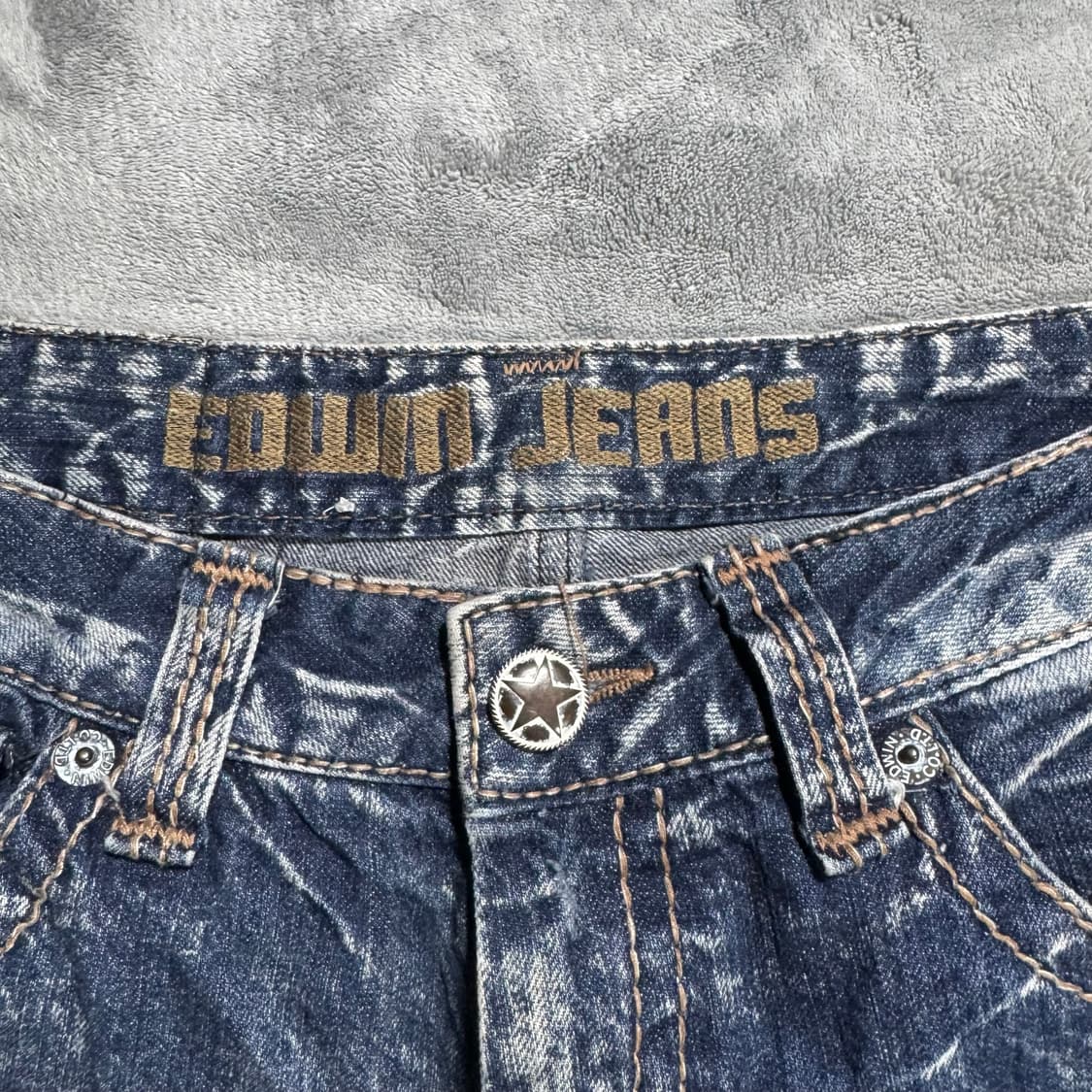 에드윈 스톤워시 스트레이트 데님  상품이미지7