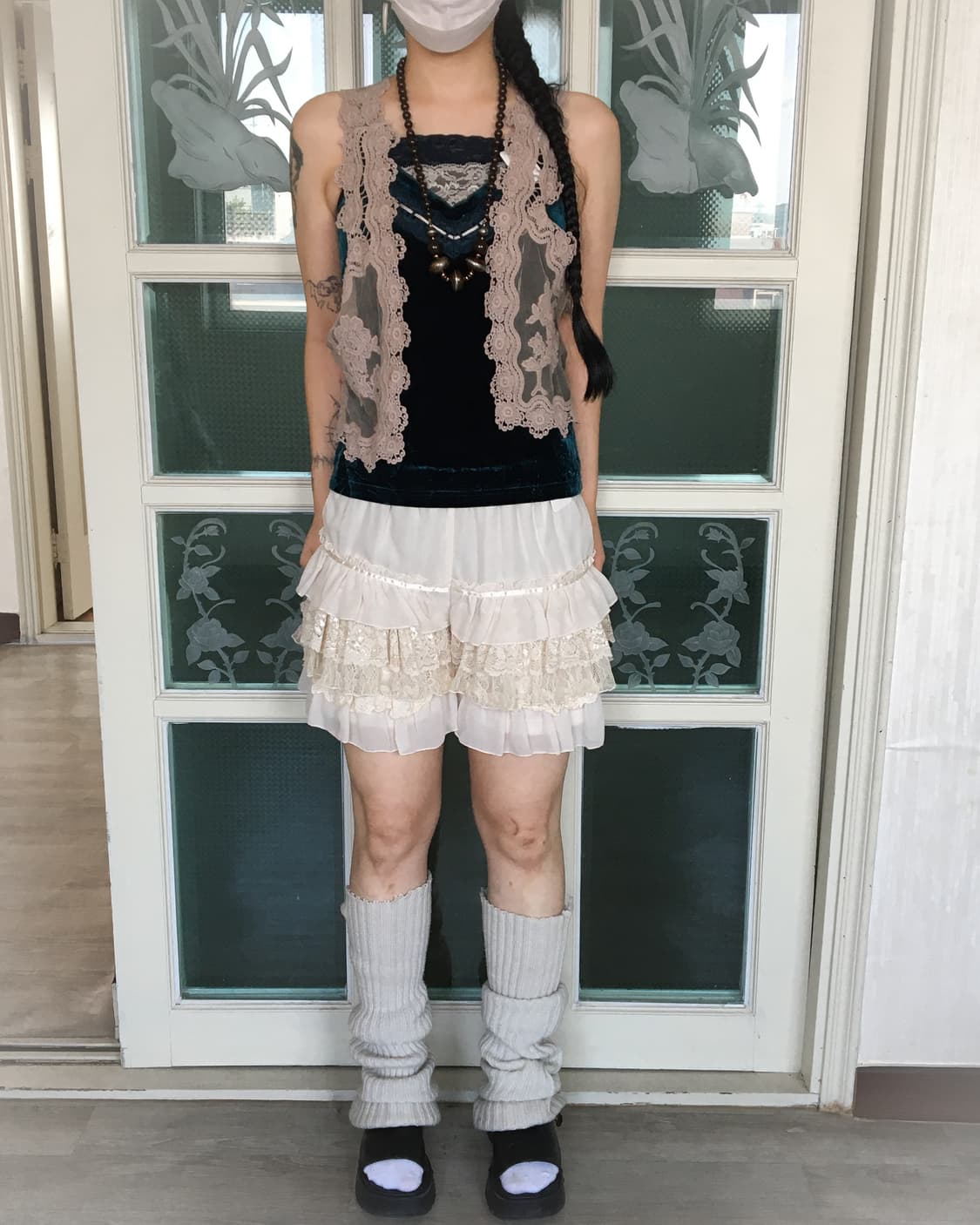 Lace layered short 상품이미지5