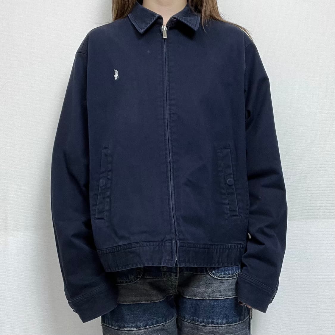 폴로 랄프로렌 화이포니 스윙탑 블루종 자켓 상품이미지3