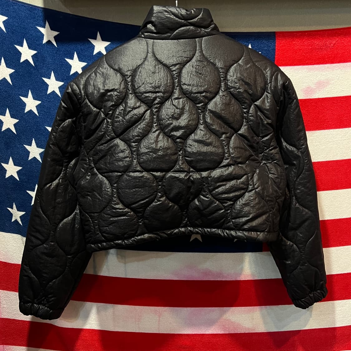 Easel 크롭 퀼팅 점퍼 상품이미지2