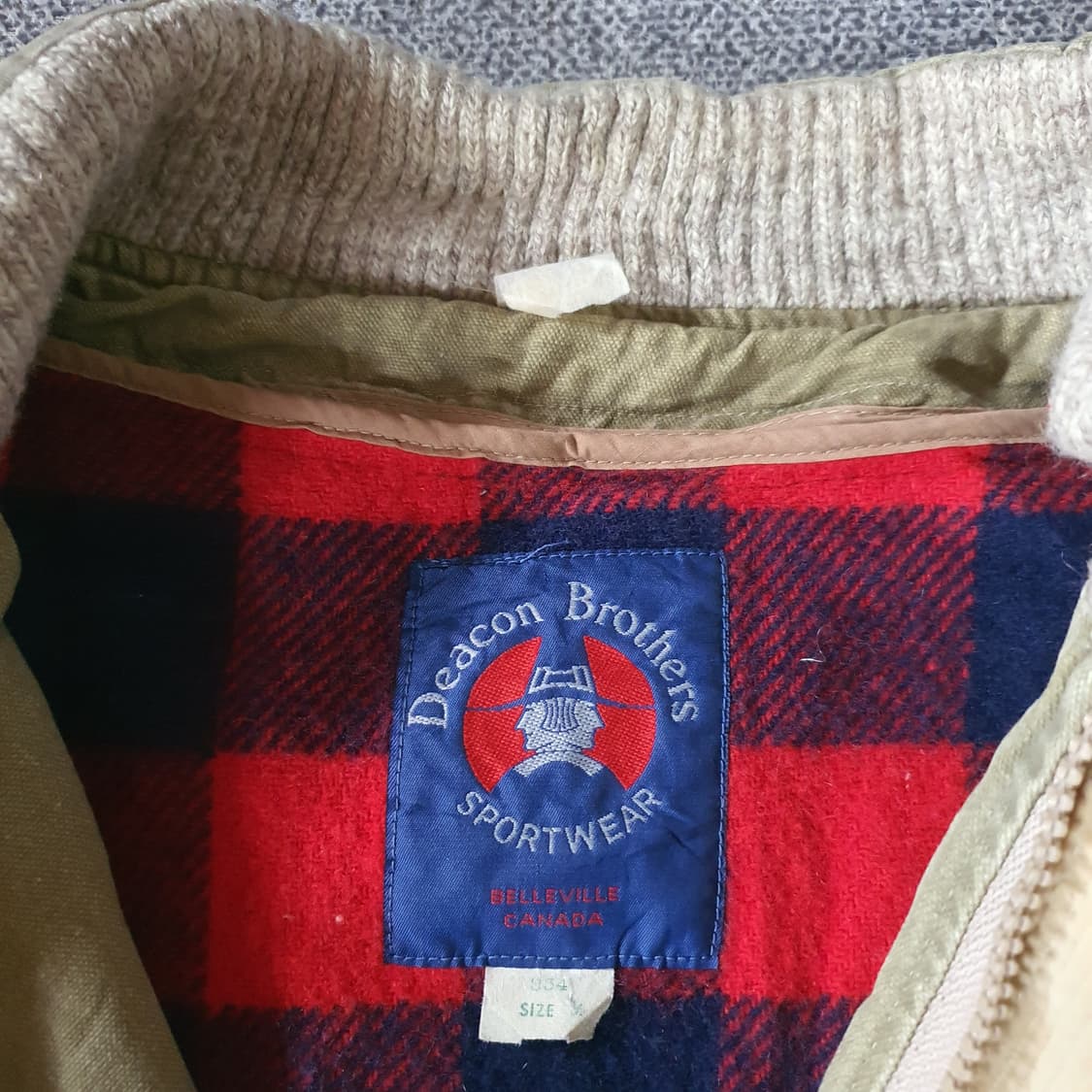 60s 미국 수입 워크 자켓 헤비캔버스  no.5 상품이미지4