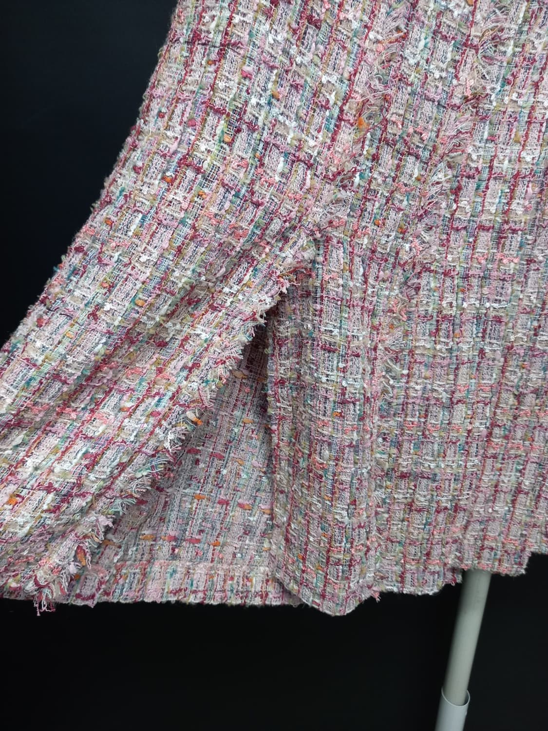 새 JJ-RO 제이제이로 춘추동 트위드 롱 스커트 66.55 상품이미지6