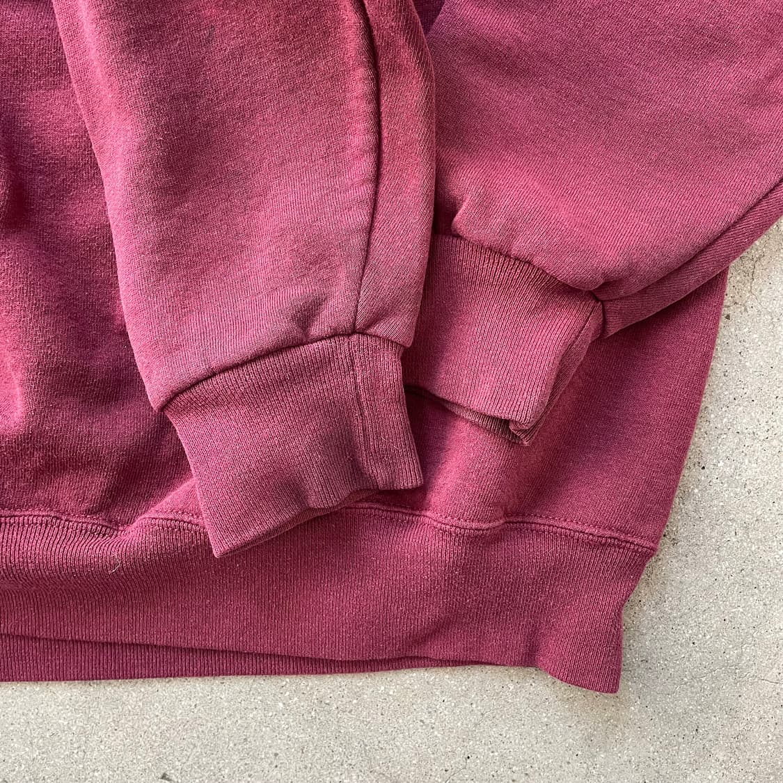 빈티지  러셀애슬레틱 후드 버건디(화이트)made in mexico 상품이미지9