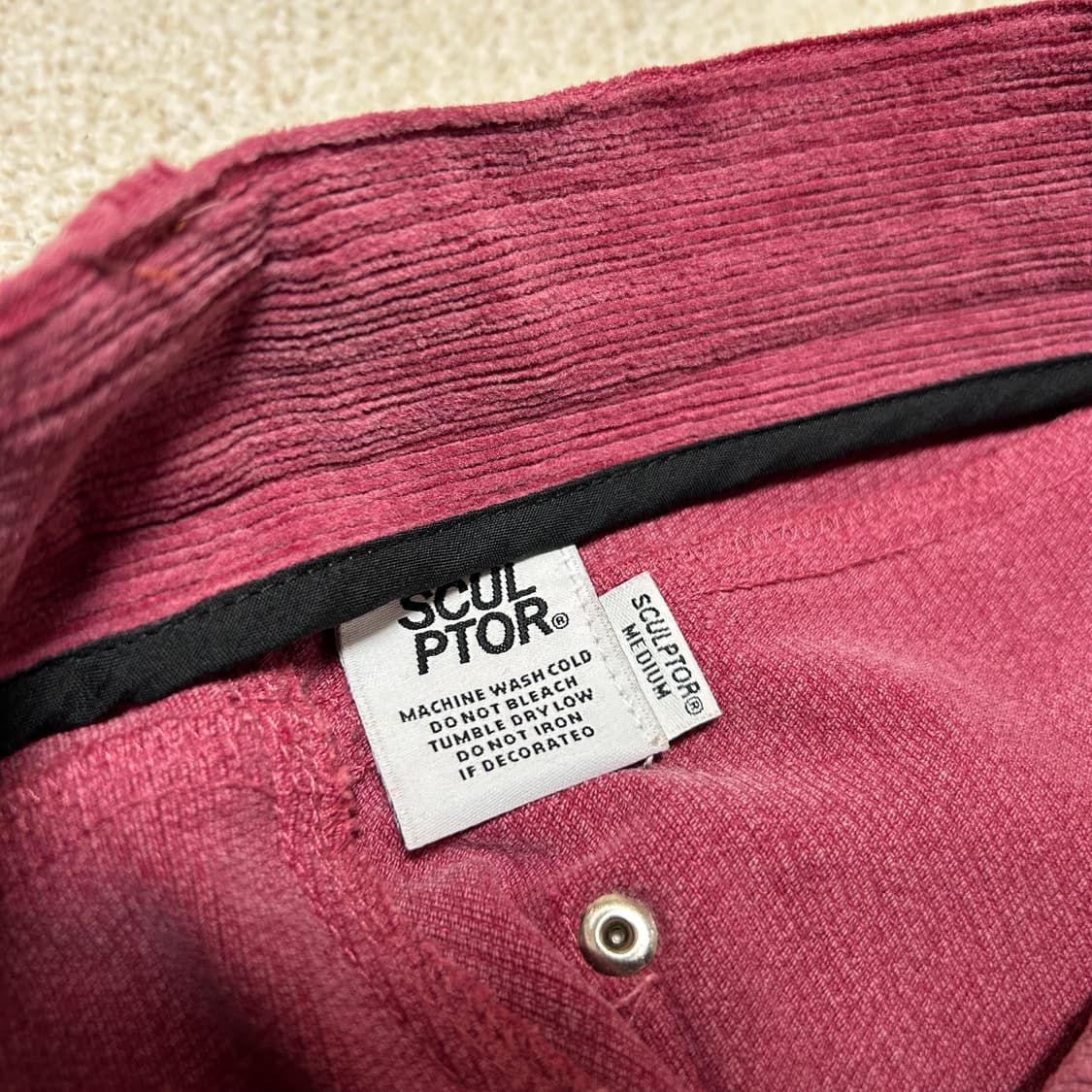 Sculptor Pink Corduroy Long Pants 상품이미지8