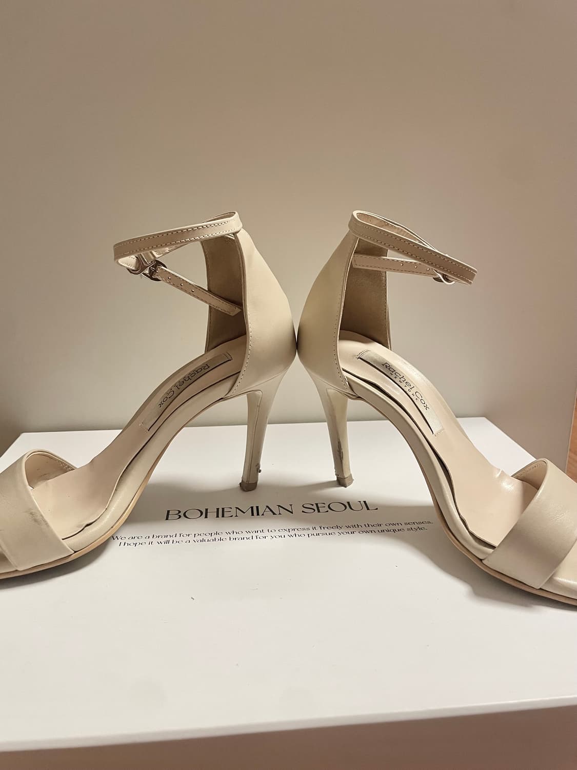 레이첼콕스 소가죽 샌들 힐 스트랩 하이힐 220 상품이미지4