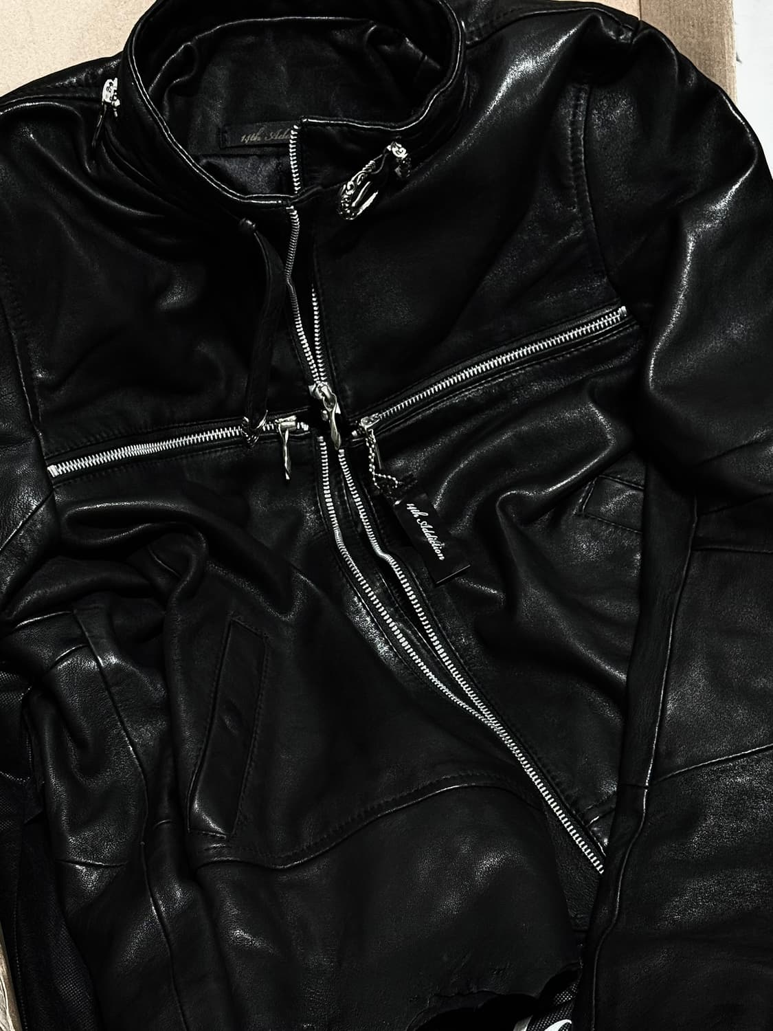 14th addiction Cross zip black 상품이미지4