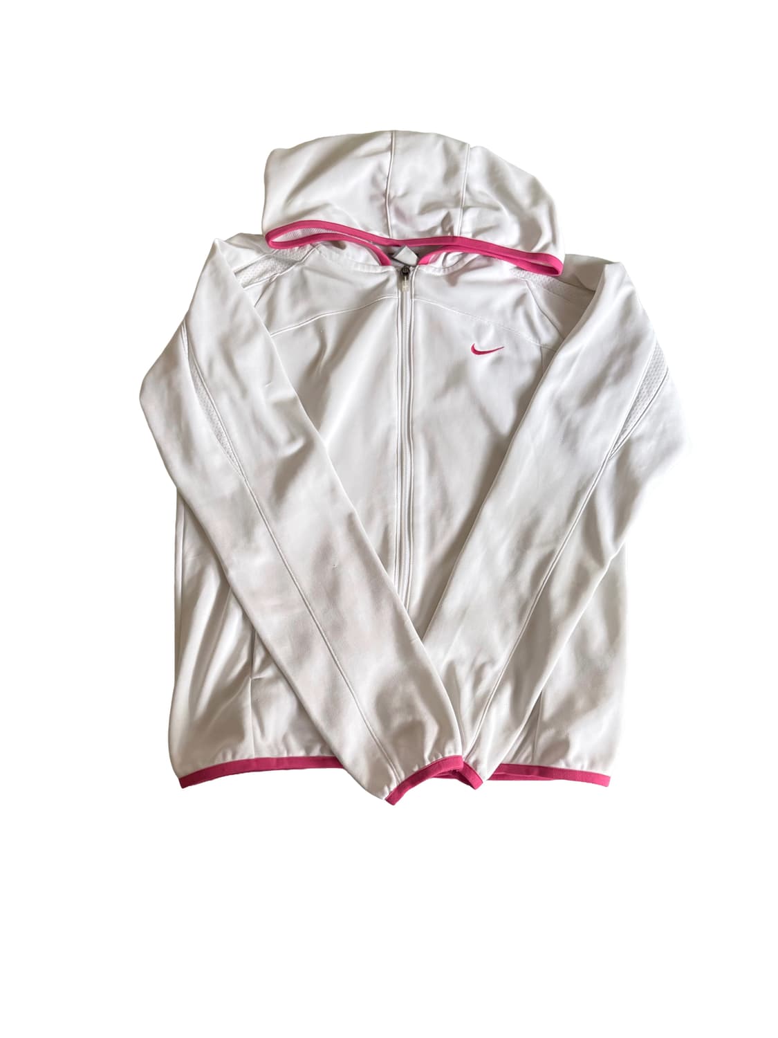 나이키 핑크 스우시 매쉬 후드집업 L  상품이미지1