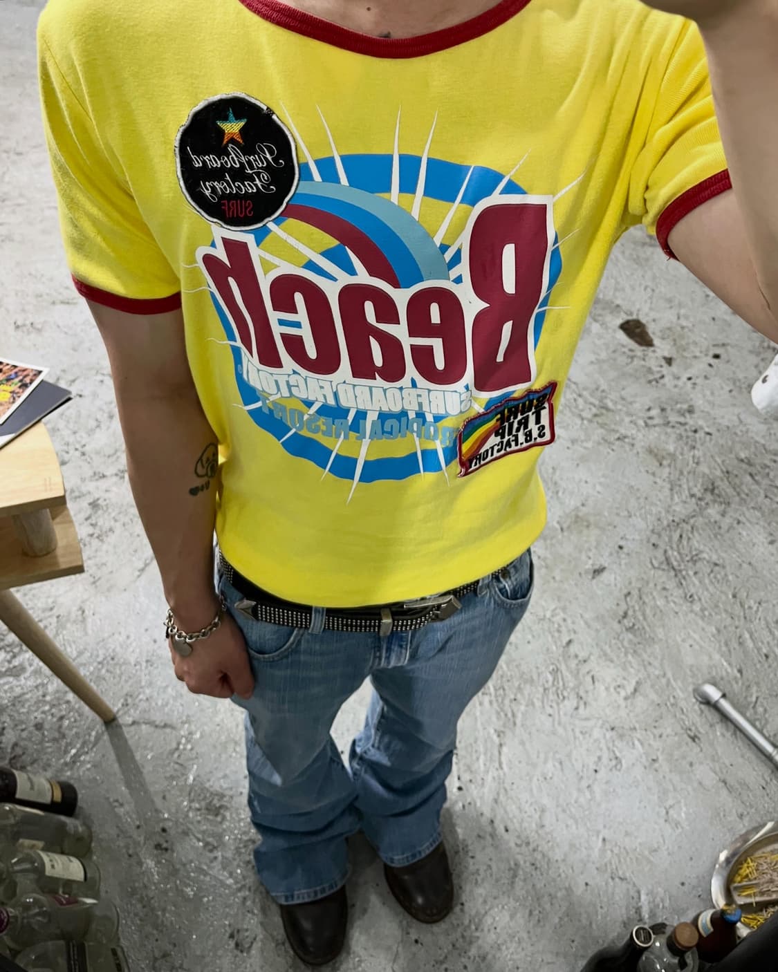 95 surfboard factory ringer tee 상품이미지1