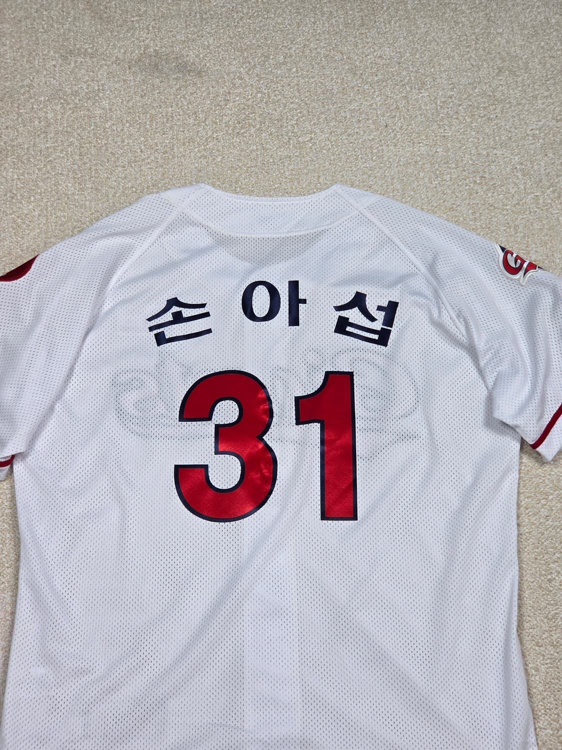 [롯데 자이언츠] 홈 프로페셔널 손아섭 마킹 유니폼 | S00155 상품이미지6