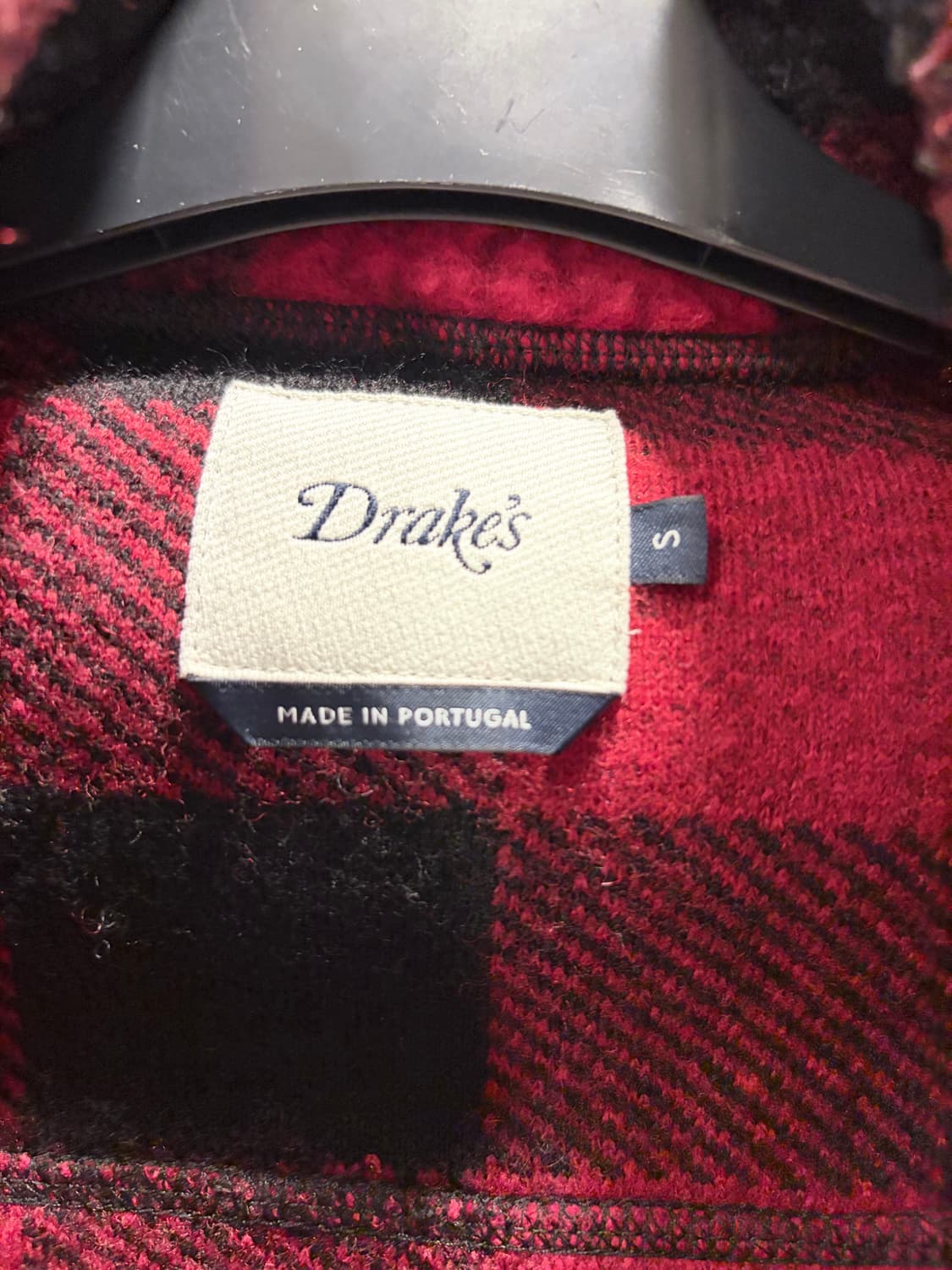 드레익스 버팔로 체크 플리스 조끼 s사이즈 상품이미지3