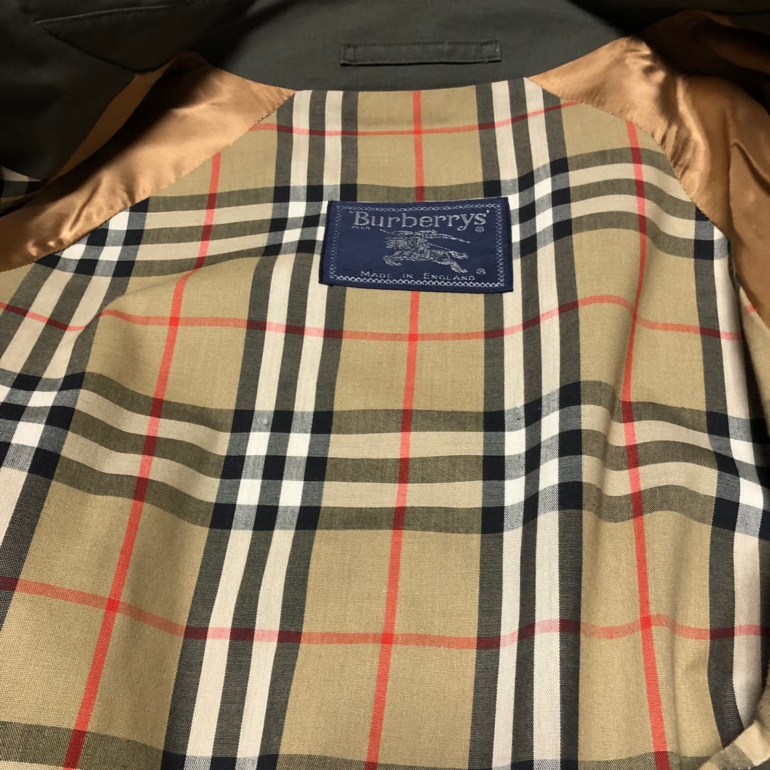 버버리 정품 월계수 블루종 자켓 상태최상 기마로고 상품이미지4