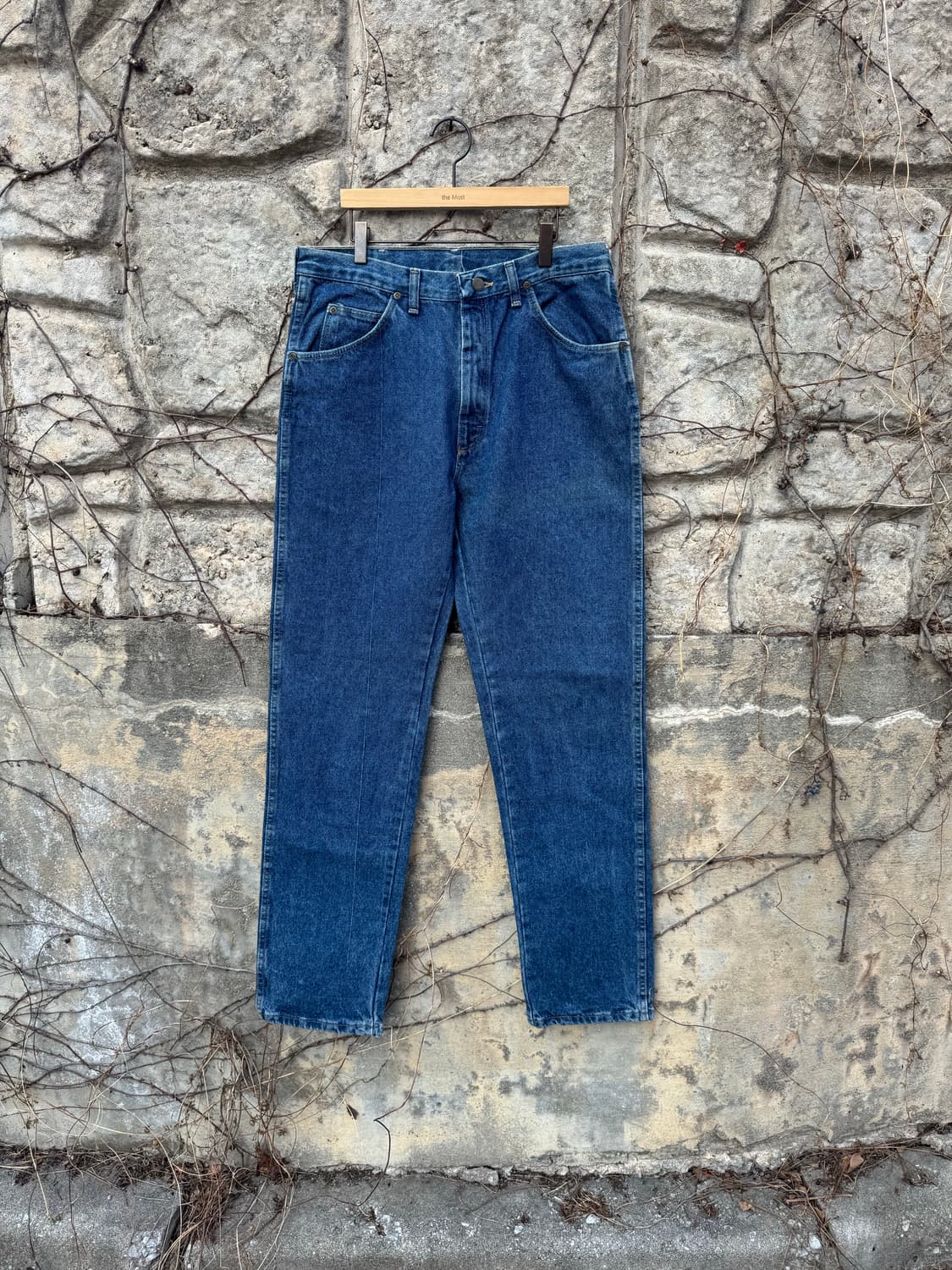 90s 랭글러 빈티지 96501ds 테이퍼드핏 데님 팬츠 34 상품이미지1