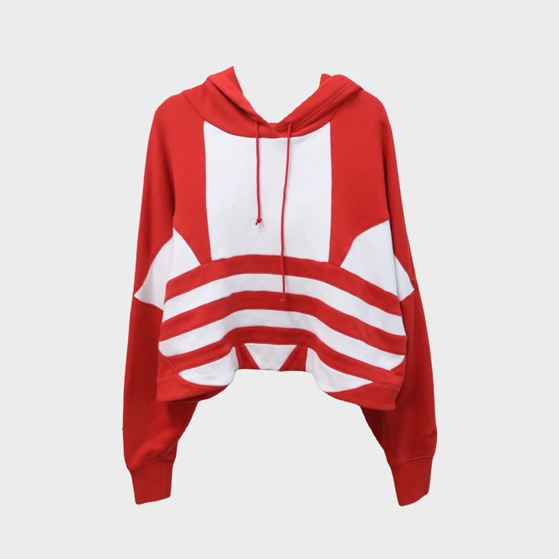 아디다스 불꽃 로고 크롭 후드 셋업 64411 상품이미지2