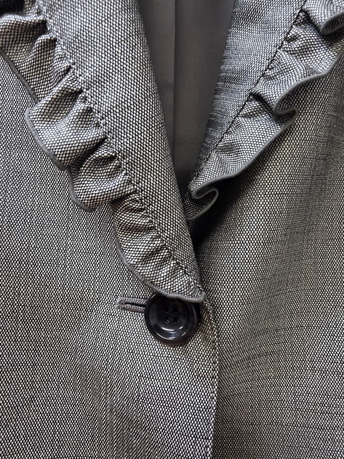 일본빈티지 코사지그레이셋업 상품이미지5