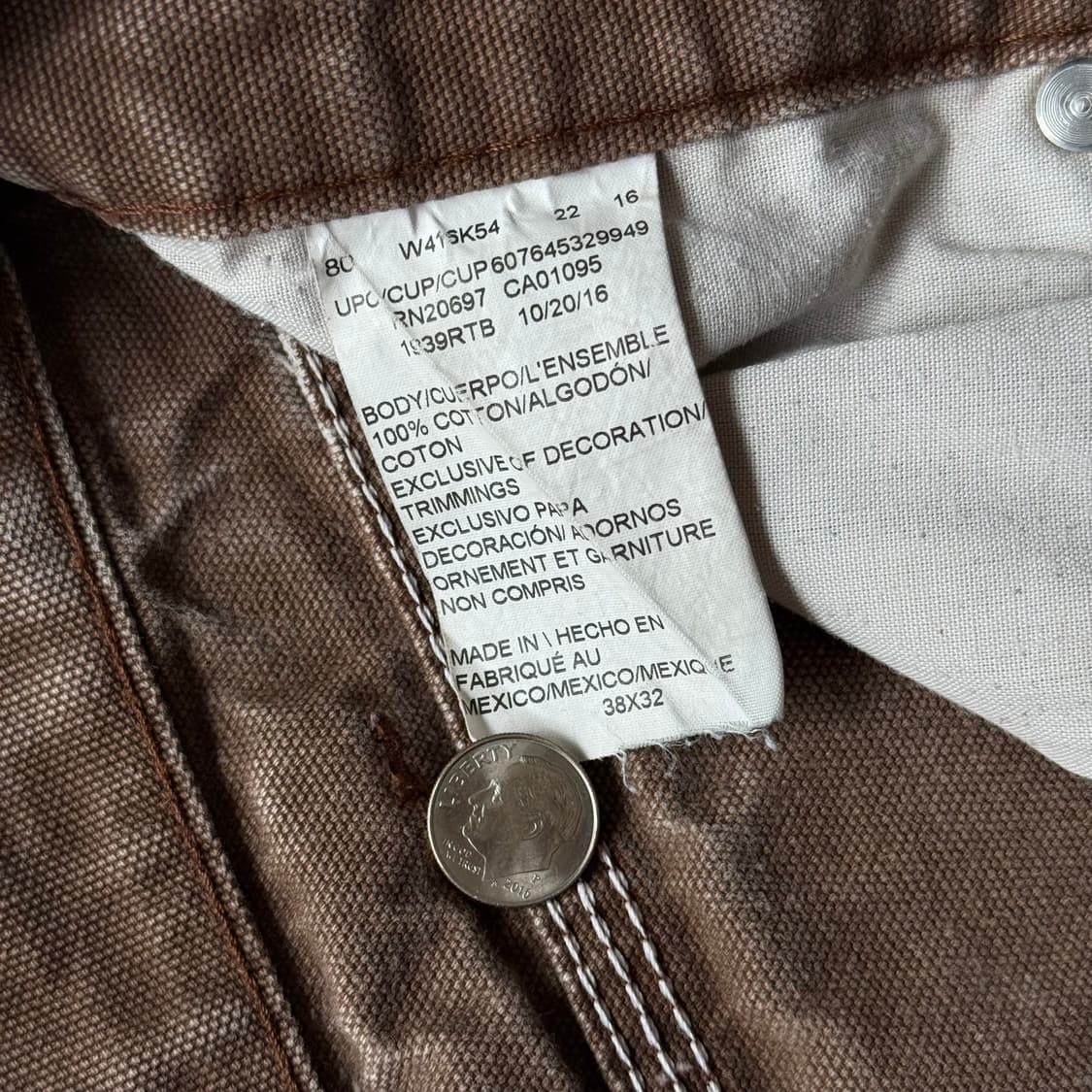 디키즈 싱글니 카펜터 팬츠 레드패치 상품이미지9