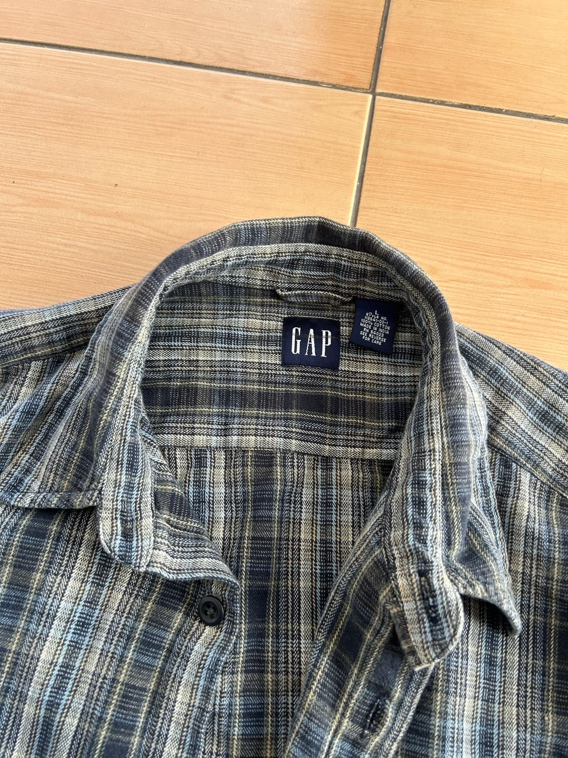 90‘s Old gap 올드갭 체크셔츠 상품이미지2