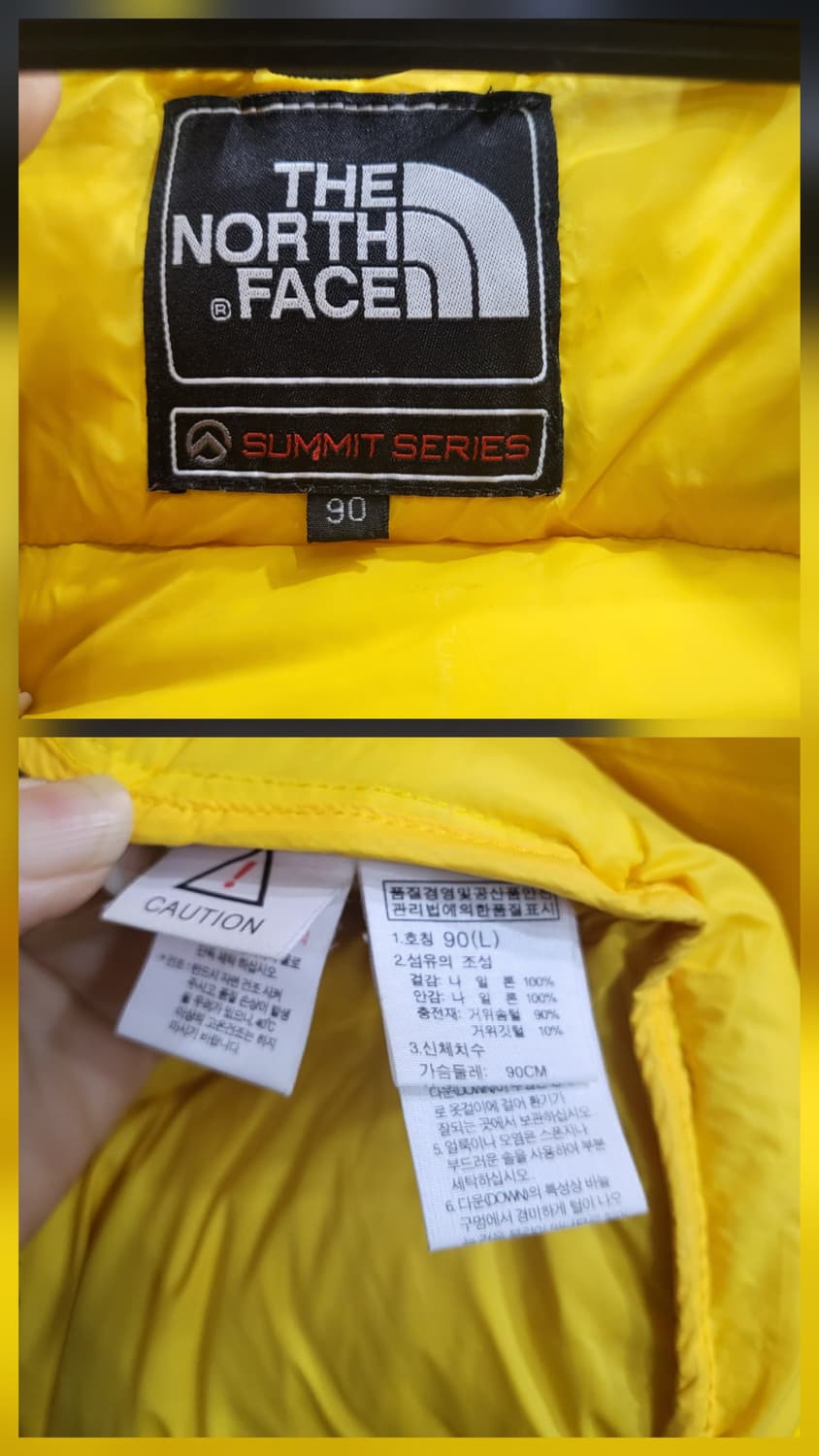 노스페이스 구스다운 800필 패딩 상품이미지9