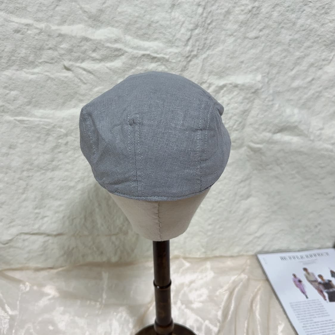 빈티지 프랑스 수입 면마 앞모자 헌팅캡 상품이미지3