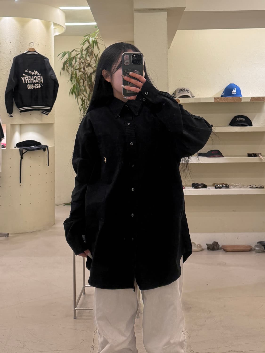 폴로 랄프로렌 블랙 포니 셔츠  상품이미지1