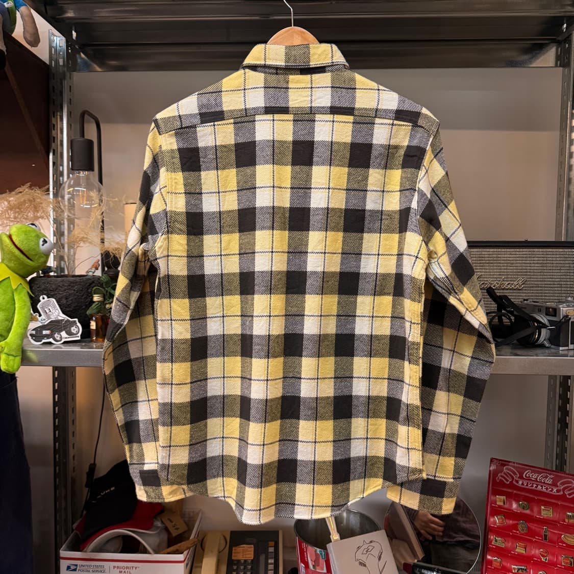 슈가케인 플란넬 워크셔츠 일본생산 M 상품이미지5