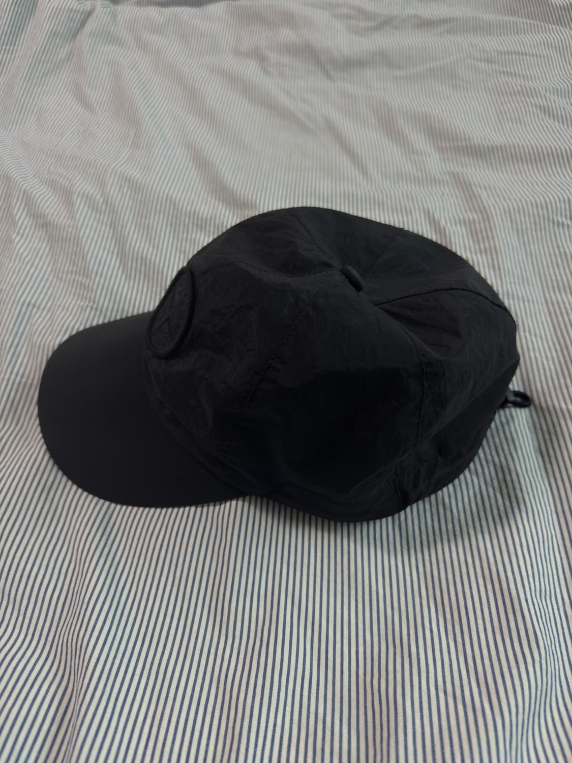 (S급) 스톤 아일랜드 나일론 메탈 6-패널 캡 블랙 XL 상품이미지4