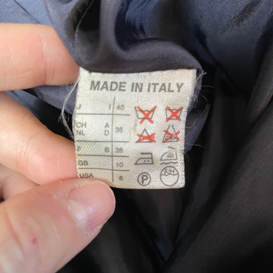 막스마라 네이비 더블 버튼 하프 숏 코트 상품이미지5