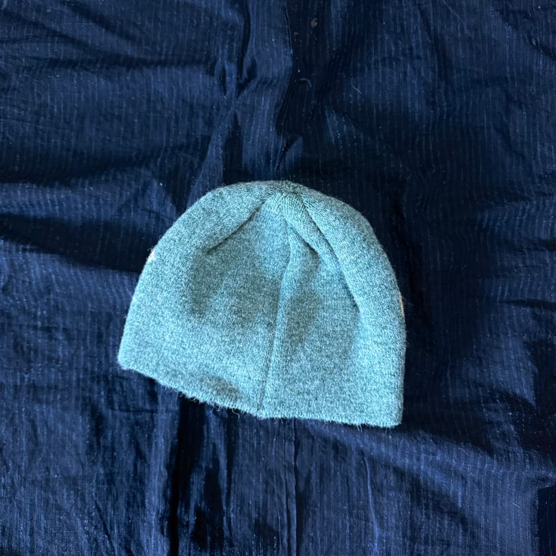 키앙크 알파카 울 블랜드 비니 [아쿠아블루/베이지] 상품이미지2