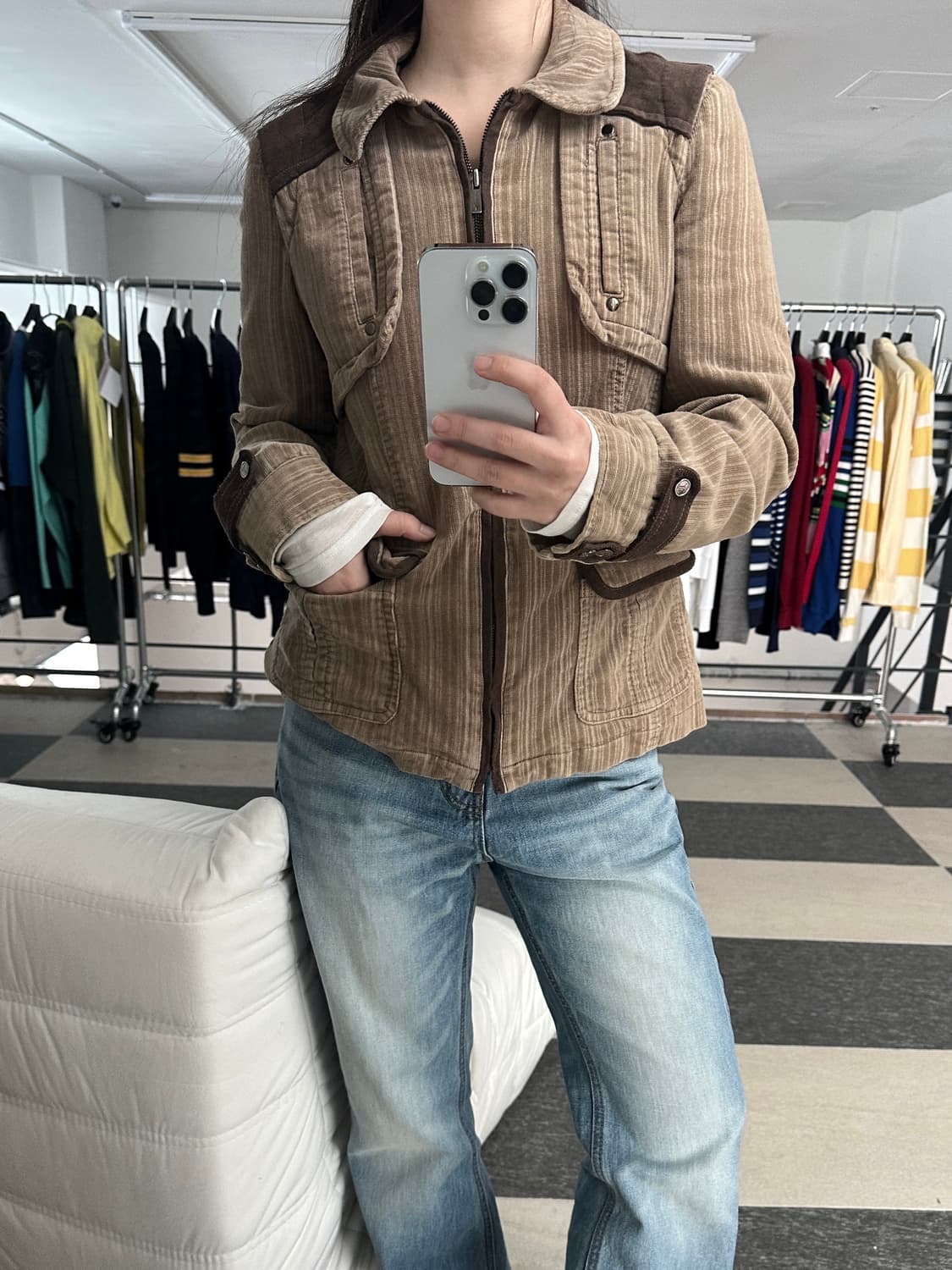 톰보이 코듀로이 집업 자켓  상품이미지2