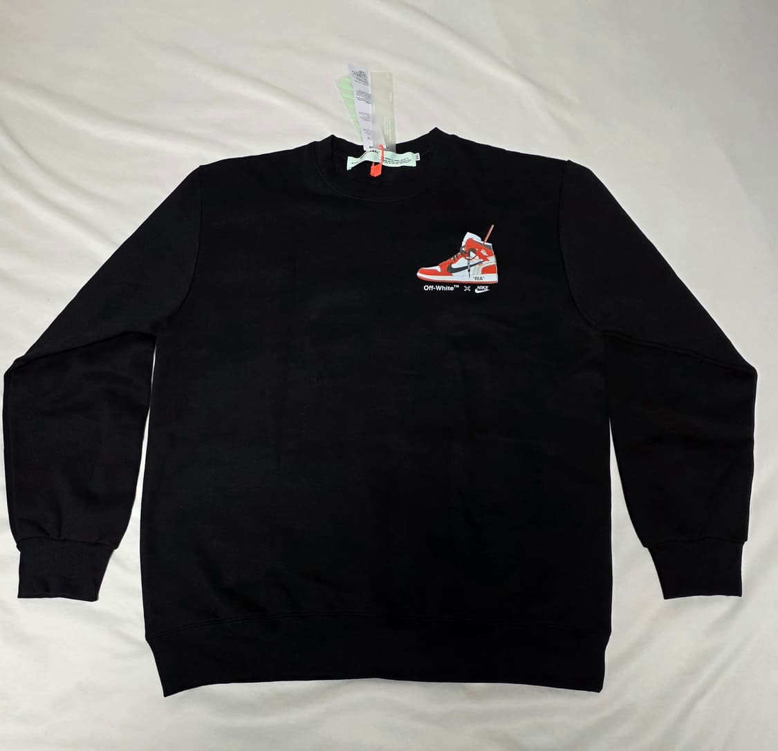 (새제품) 나이키 오프화이트 맨투맨 XXL (가단 60cm) 상품이미지1