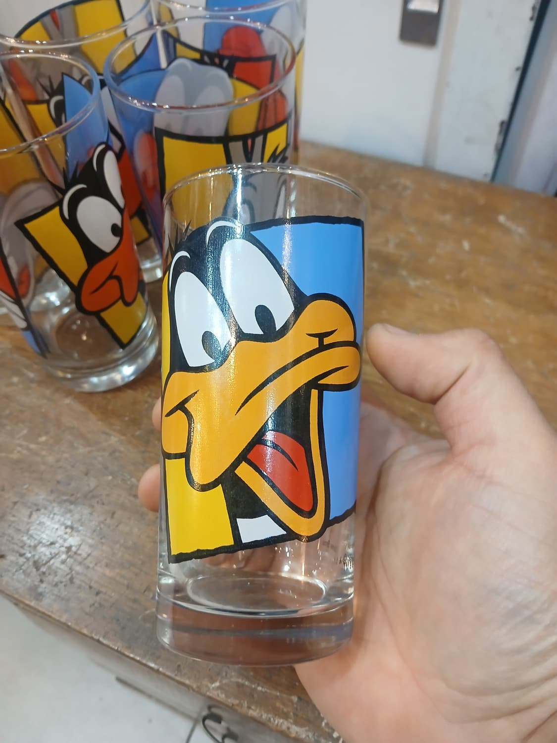 90s 빈티지 워너브라더스  루니툰 캐릭터 유리컵 상품이미지3