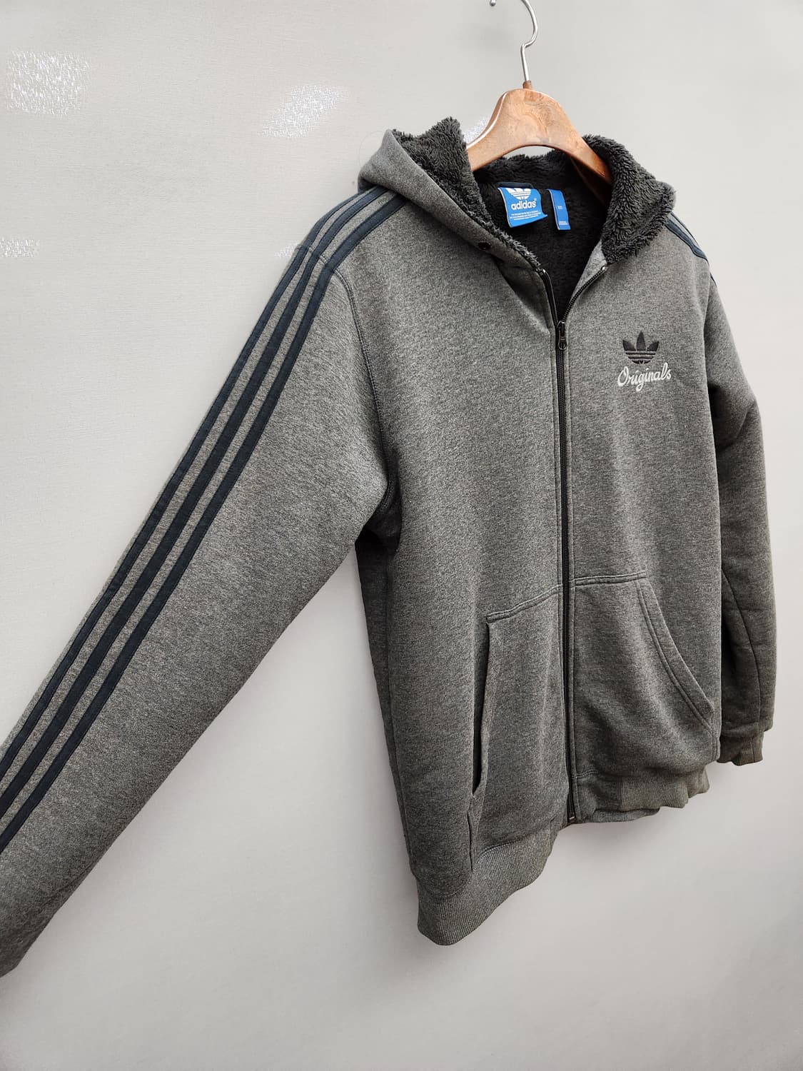 아디다스 오리지널 기모 후드집업 상품이미지2