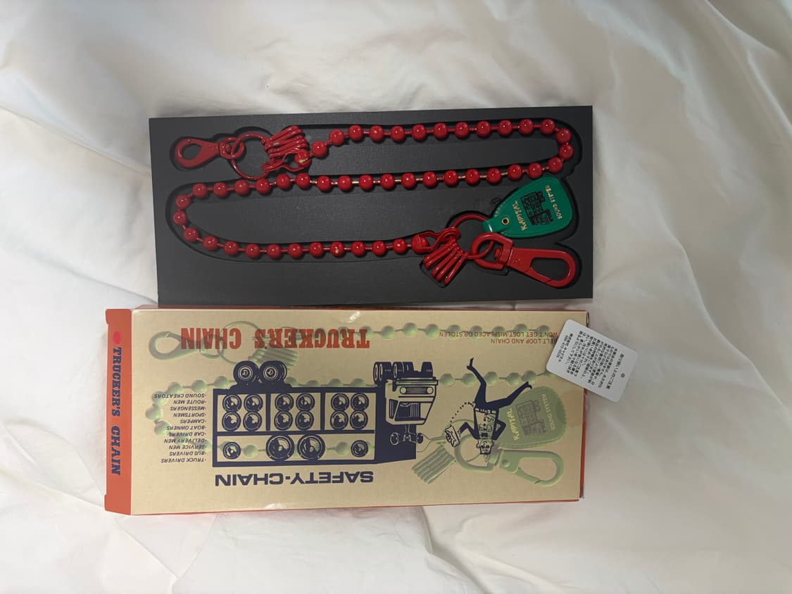 케피탈 볼 월렛 체인 레드 상품이미지1