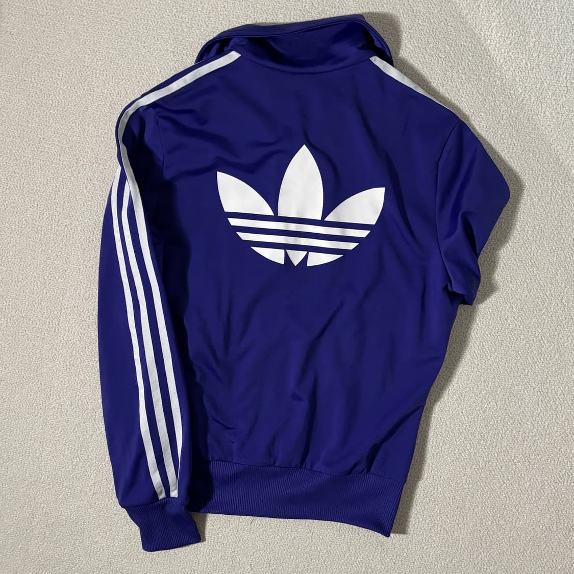 아디다스 파이어버드 퍼플 트랙탑 딱붙핏 져지 상품이미지3