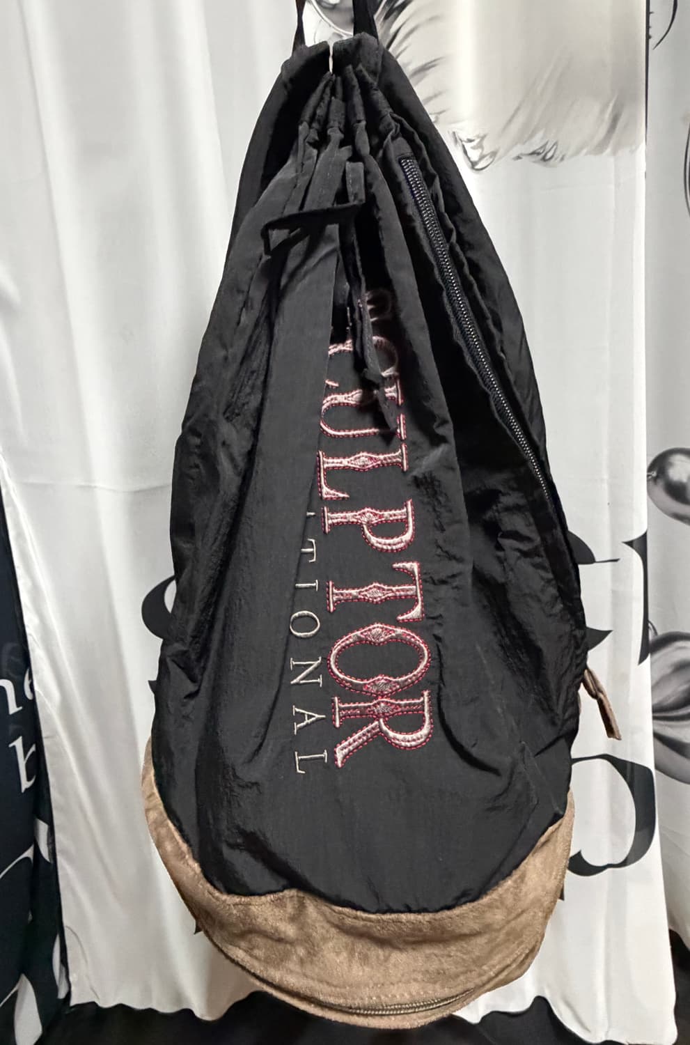 스컬프터  투웨이 버킷 메신저백 블랙 상품이미지3