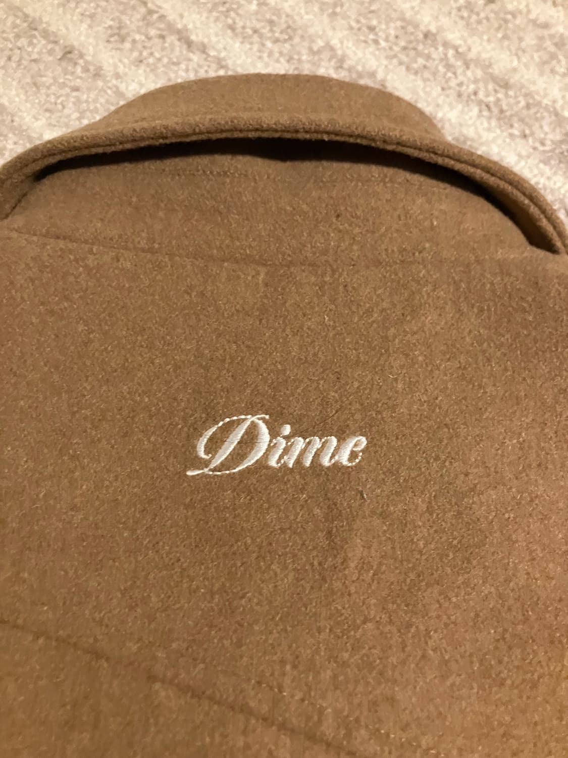 Dime 다임 스케이트보드 울 보머 자켓 탄 XL 상품이미지5