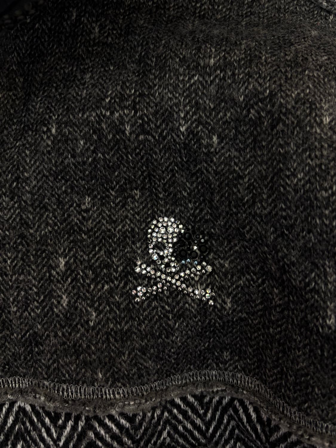 펑크 스컬 큐빅 투웨이 자켓 상품이미지3