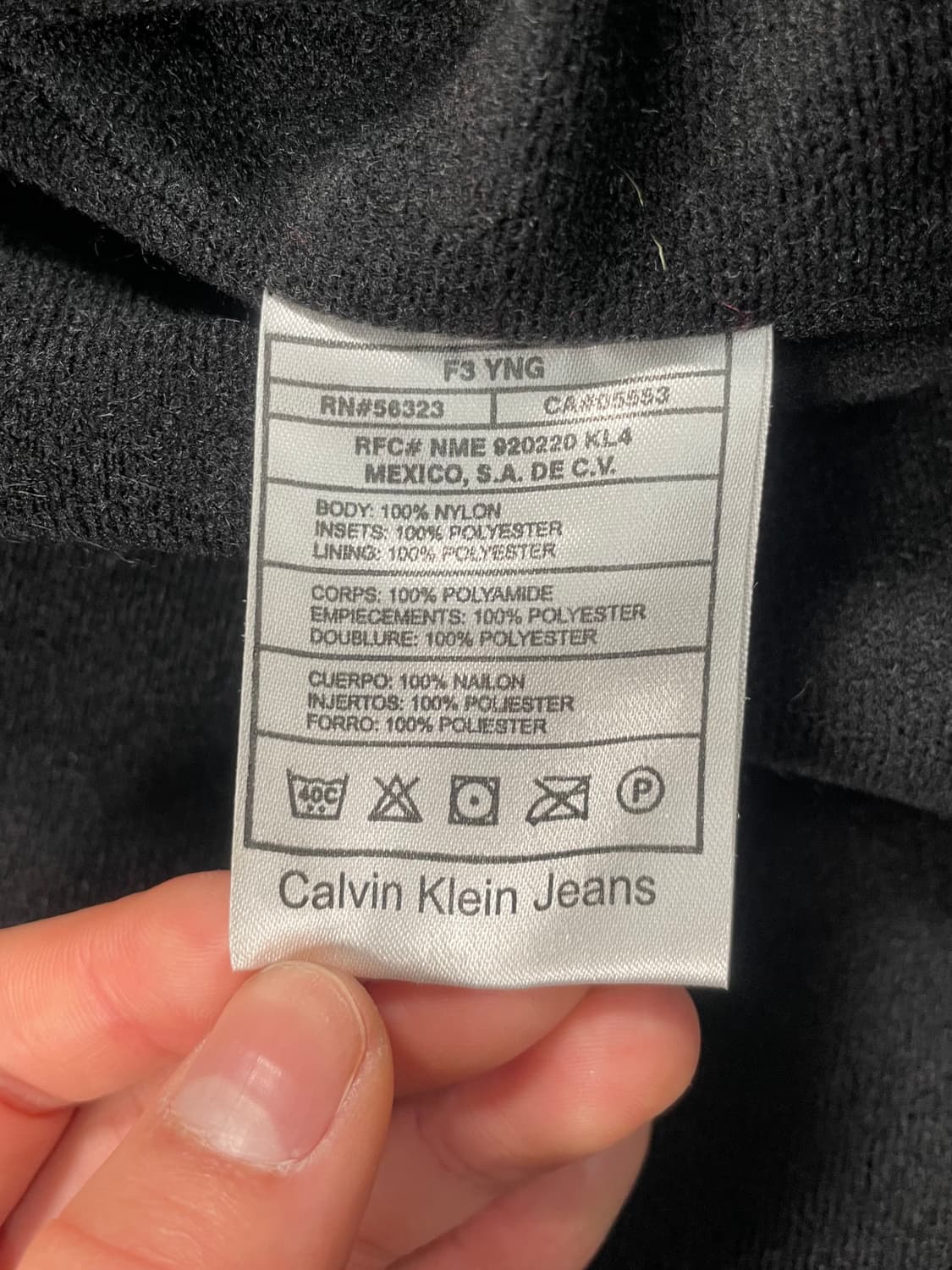 캘빈 클라인 코팅 바이커 자켓 상품이미지8