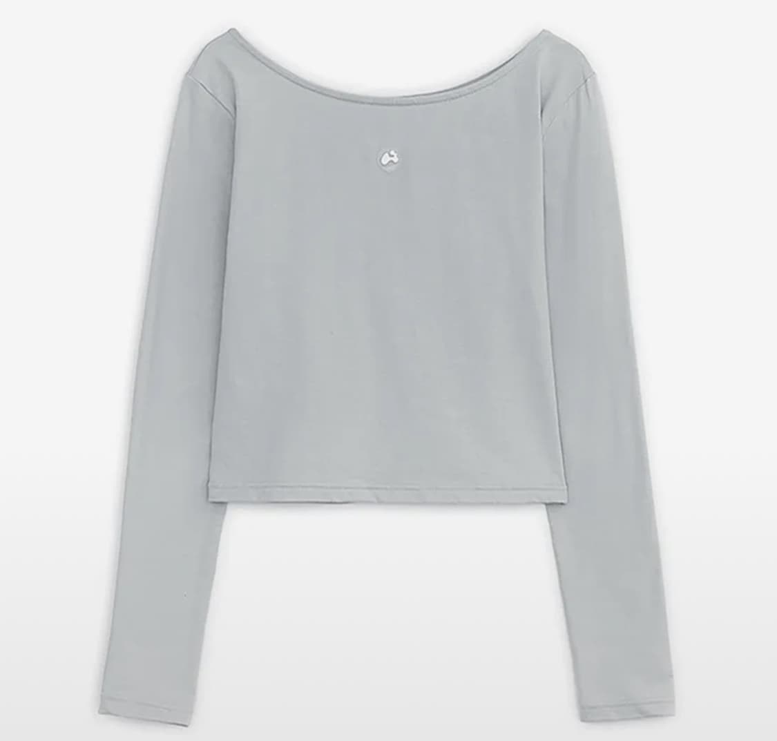 허그유어스킨 엔젤 윙 탑 그레이  상품이미지2