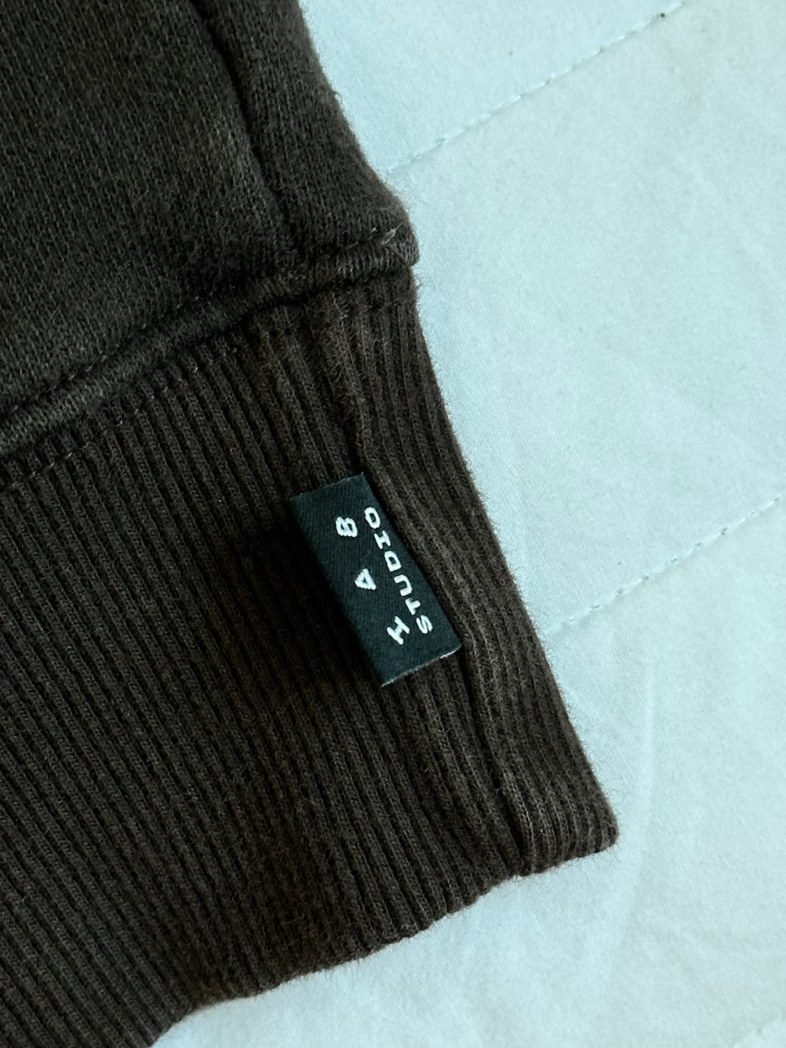 아이앱 스튜디오 브라운 후드티 M (정품 상품이미지5