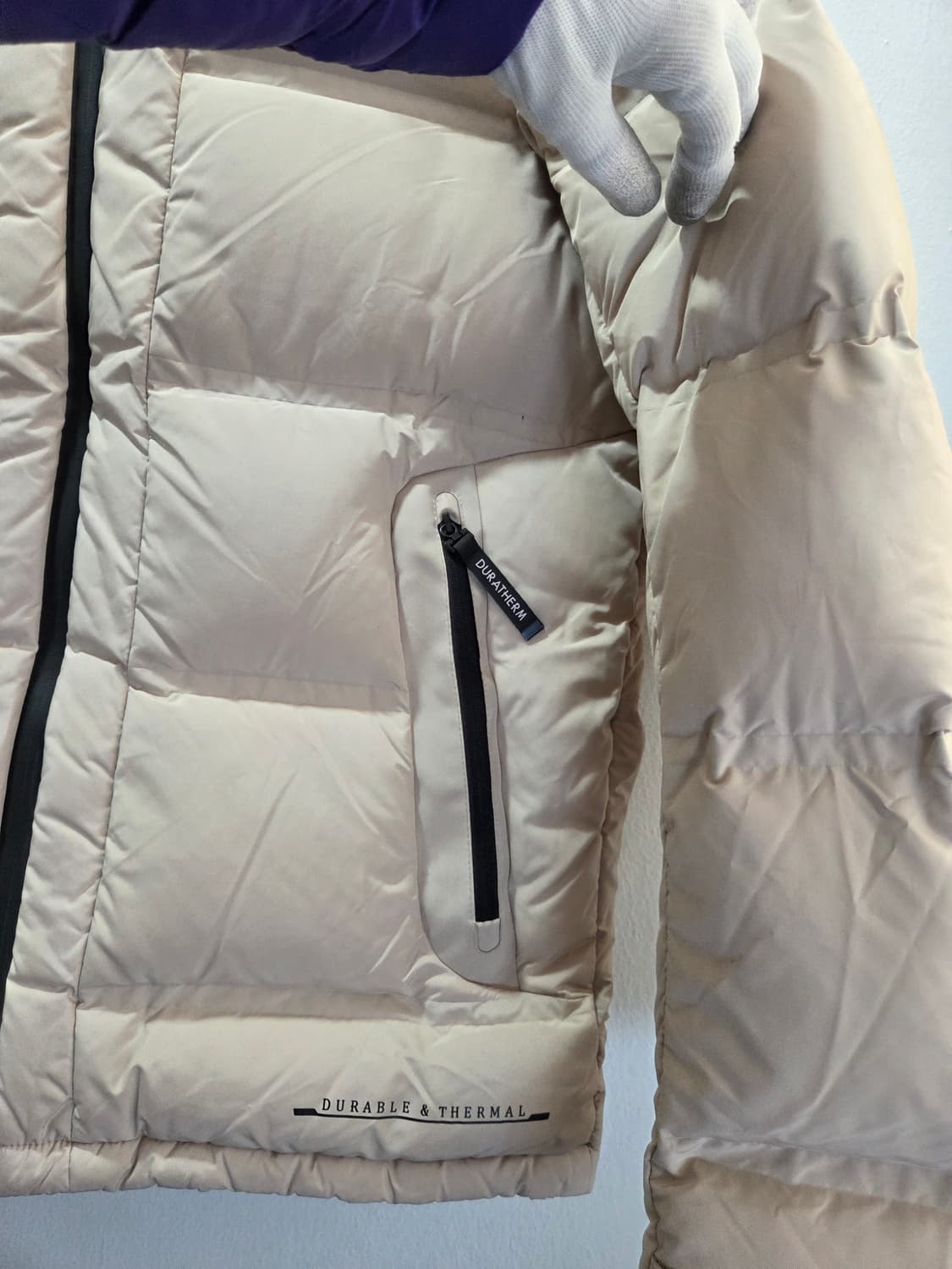 르꼬끄 듀라썸 베이지 다운 패딩 점퍼 100 상품이미지3