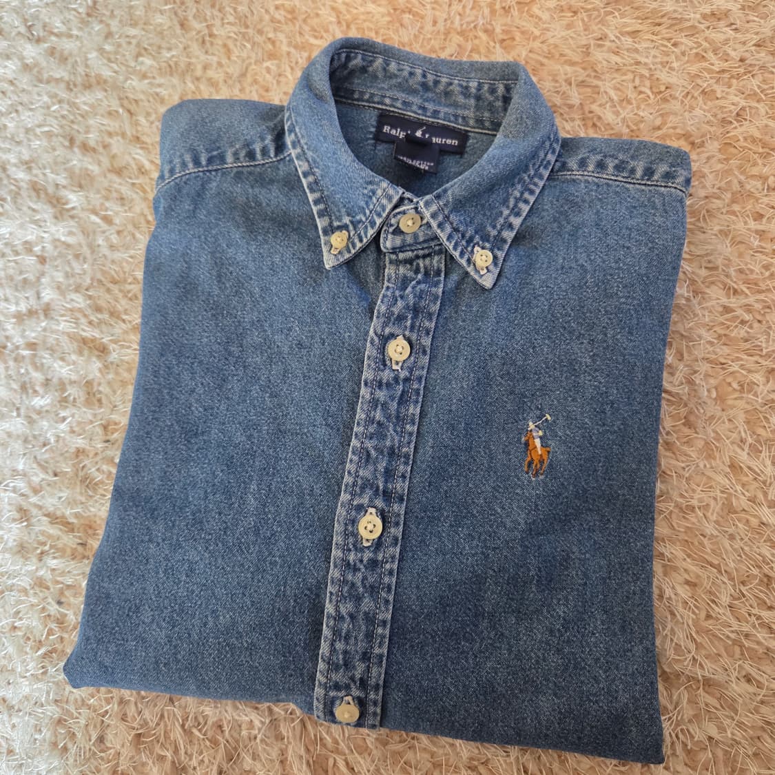 00's 빈티지 폴로 랄프로렌 여성 데님 셔츠 상품이미지1