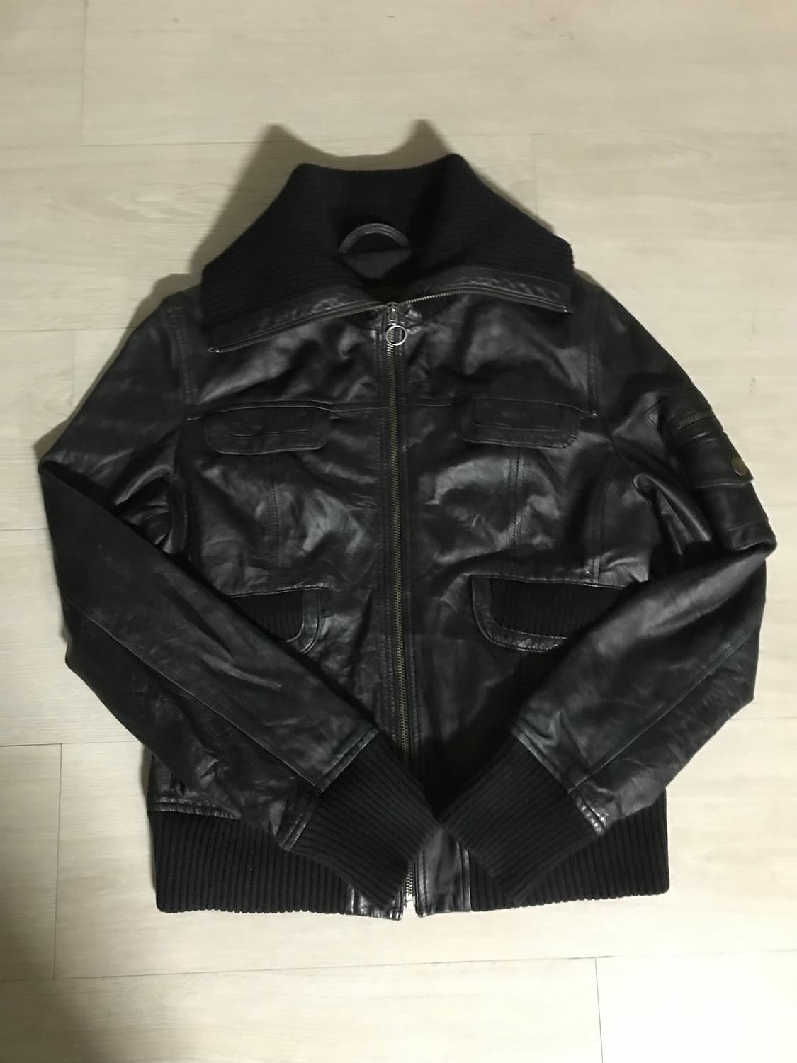 빈티지 가죽자켓  상품이미지1