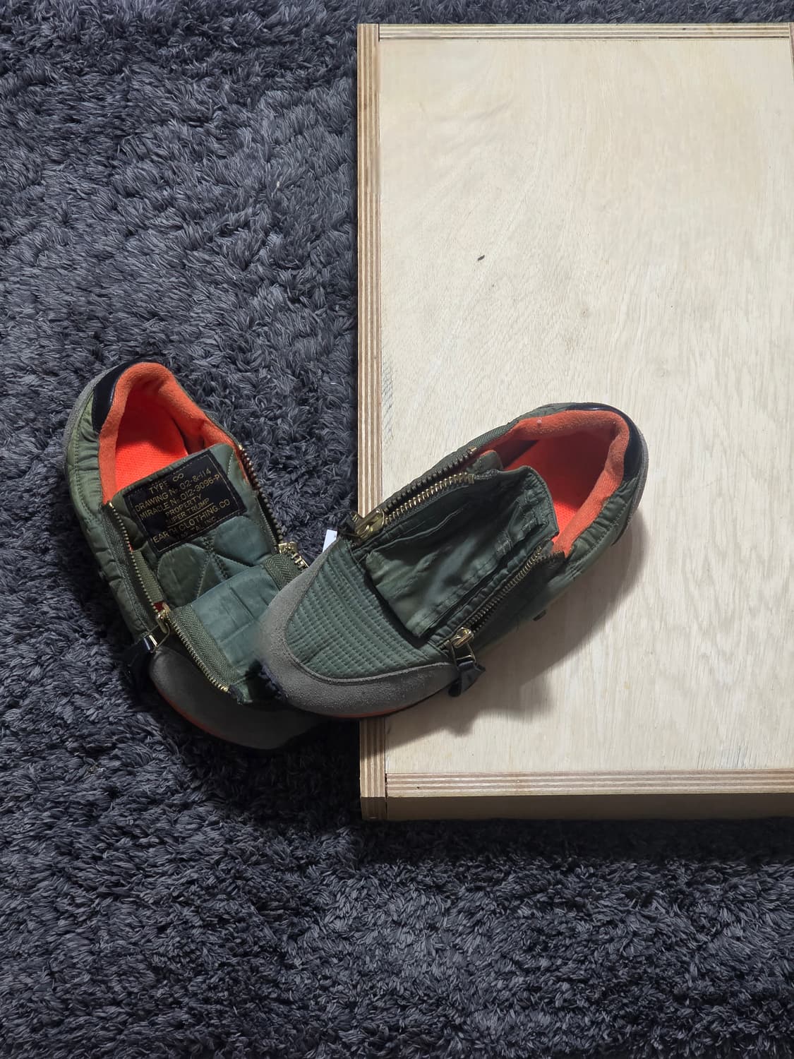 Kapital ma-1 khaki shoes 상품이미지2