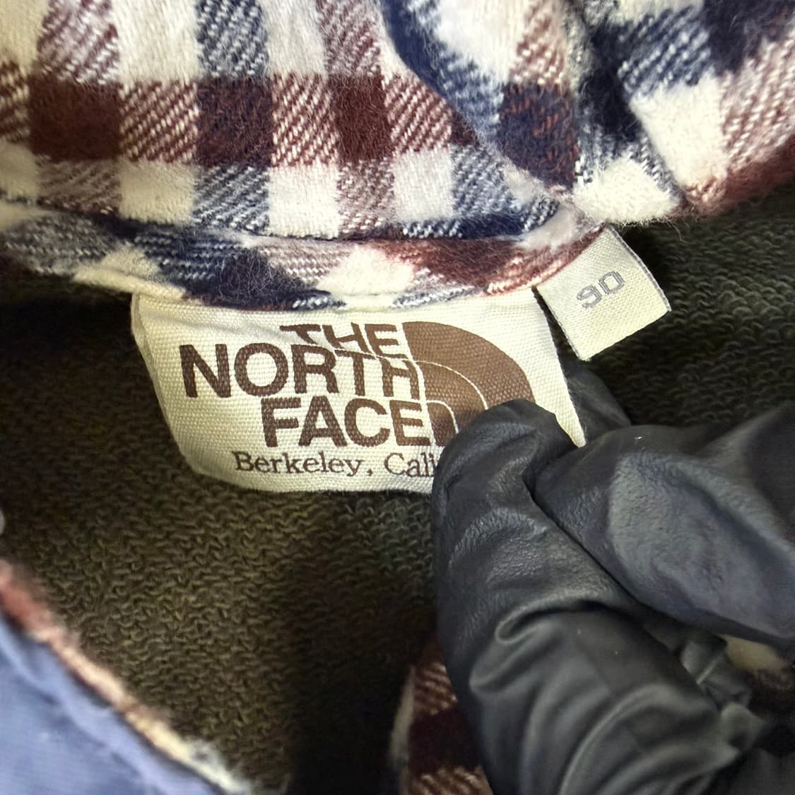 90 노스페이스 배색 후드 아노락 0305T 상품이미지3