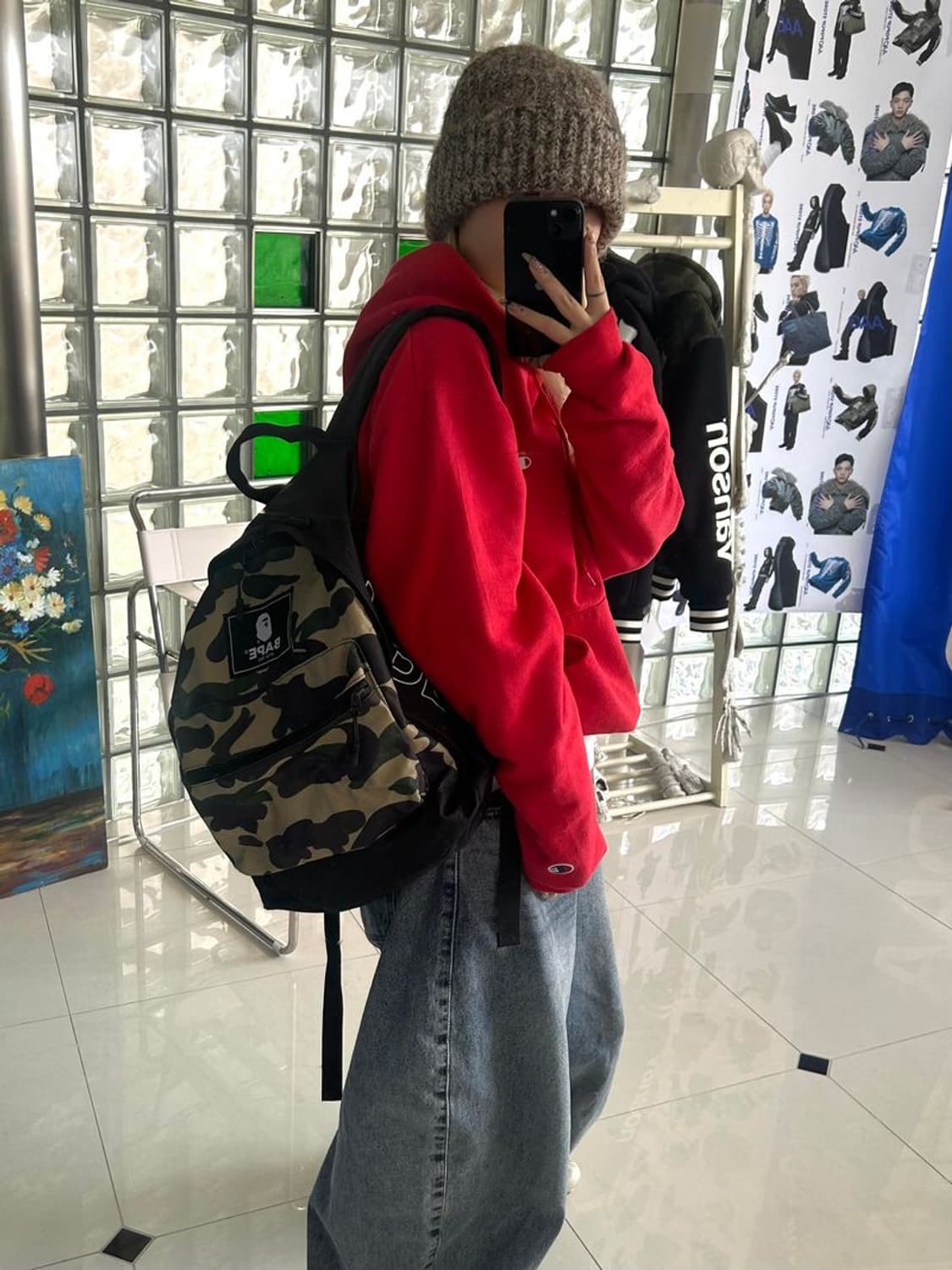 CAMO BACKPACK 위장 무늬 배낭 상품이미지1