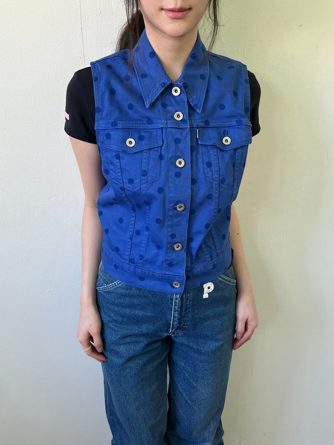 리바이스 도트 베스트 자켓 상품이미지6