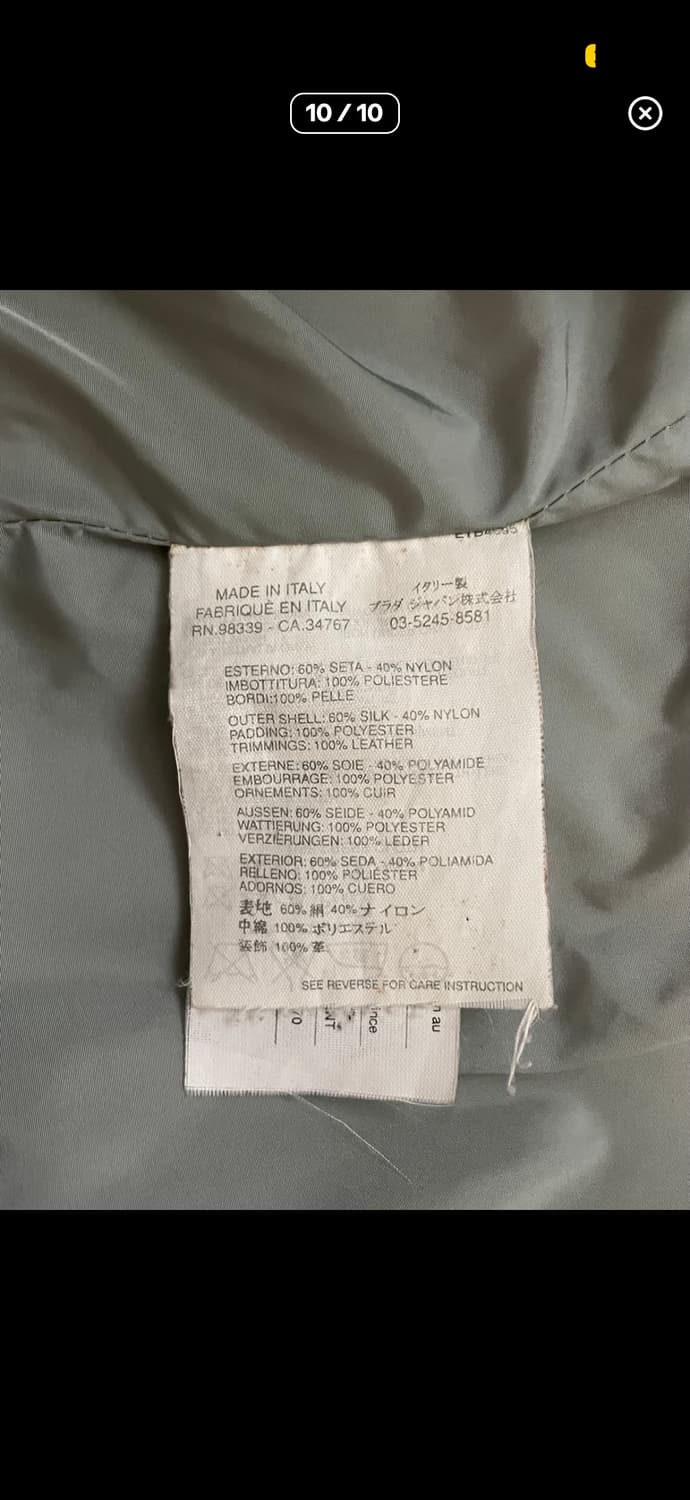 프라다 빈티지 자켓 상품이미지9