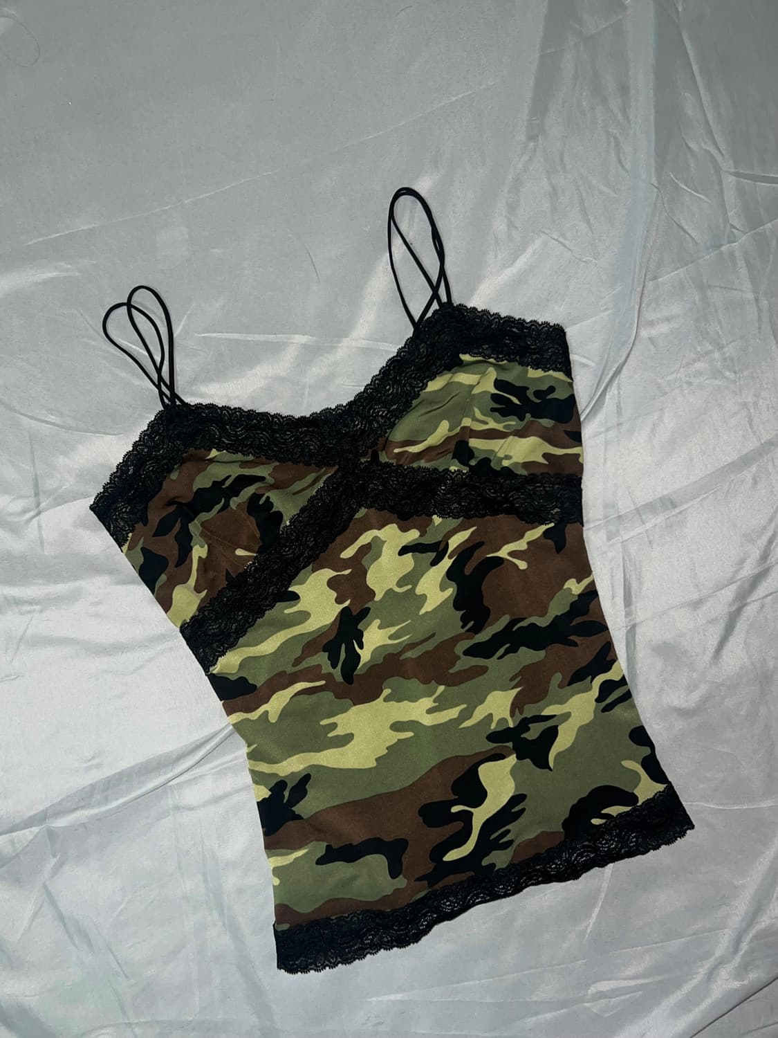 ✨vintage khaki camo pattern sleeveless✨ 상품이미지1