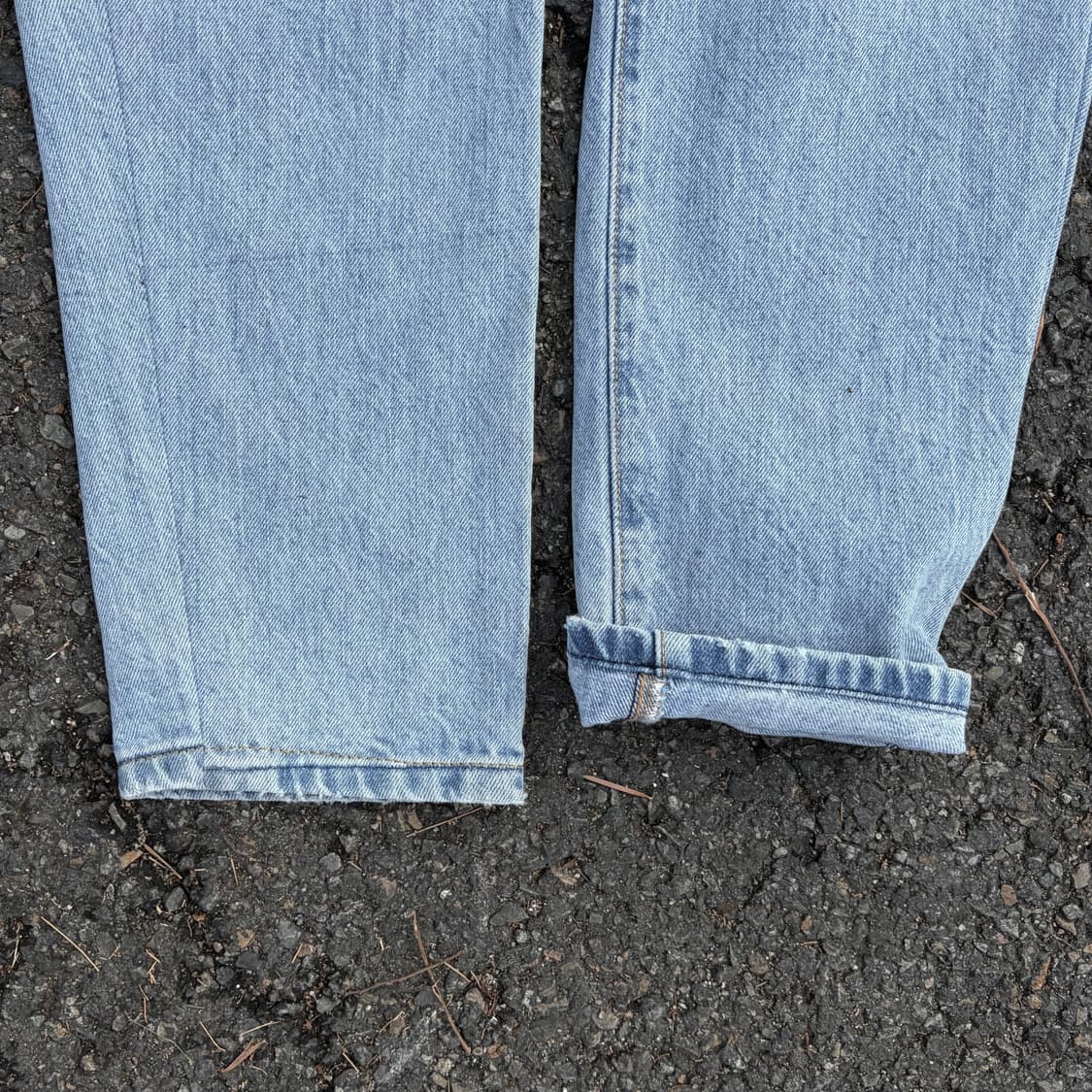 리바이스 501 스트레이트 레그 연청 데님 (34)   상품이미지6