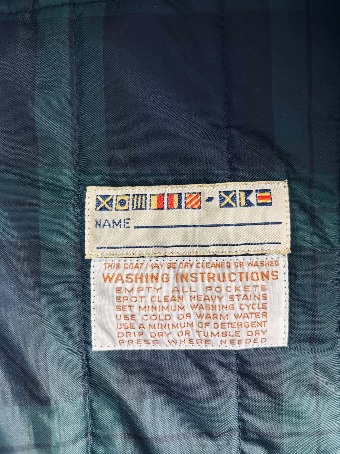 마이티맥(MIGHTY-MAC) 헤리티지 퀼팅 패딩 자켓 네이비 상품이미지4